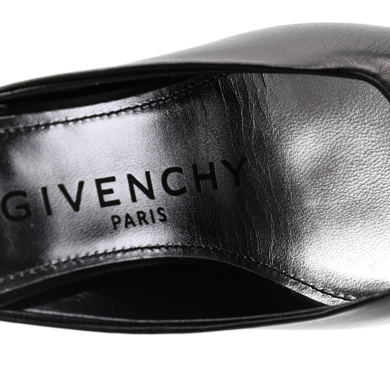 Givenchy Calfskin Asymmetrical Mules 36 Black 6 of 7