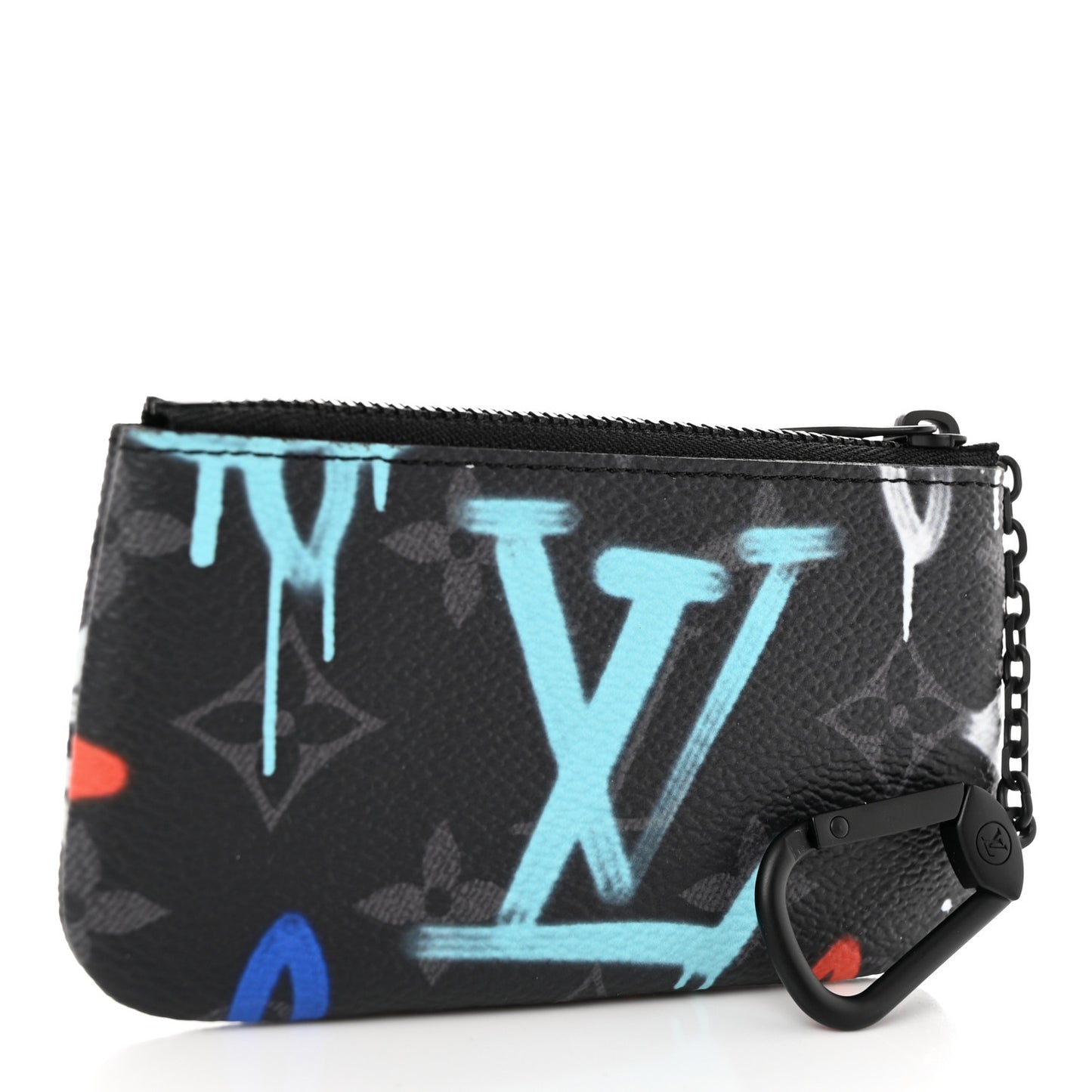 Monogram Eclipse LV Graffiti Key Pouch Multicolor