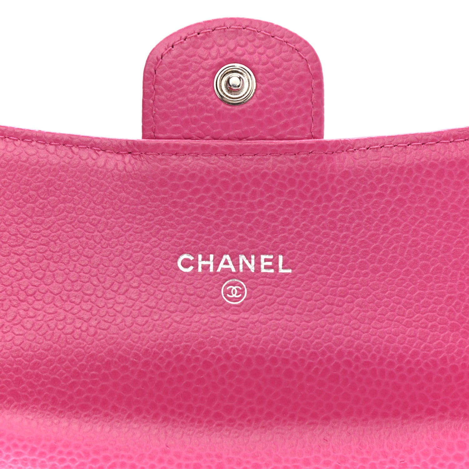 Chanel Caviar Quilted Small Flap Wallet Pink 6 of 10