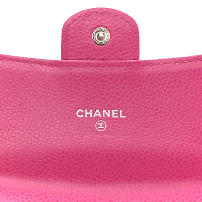 Chanel Caviar Quilted Small Flap Wallet Pink 6 of 10