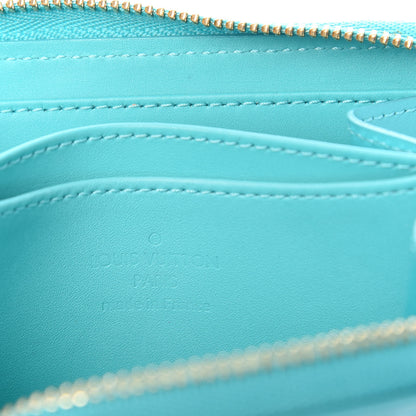 Louis Vuitton Vernis Zippy Coin Purse Blue Lagon 7 of 7