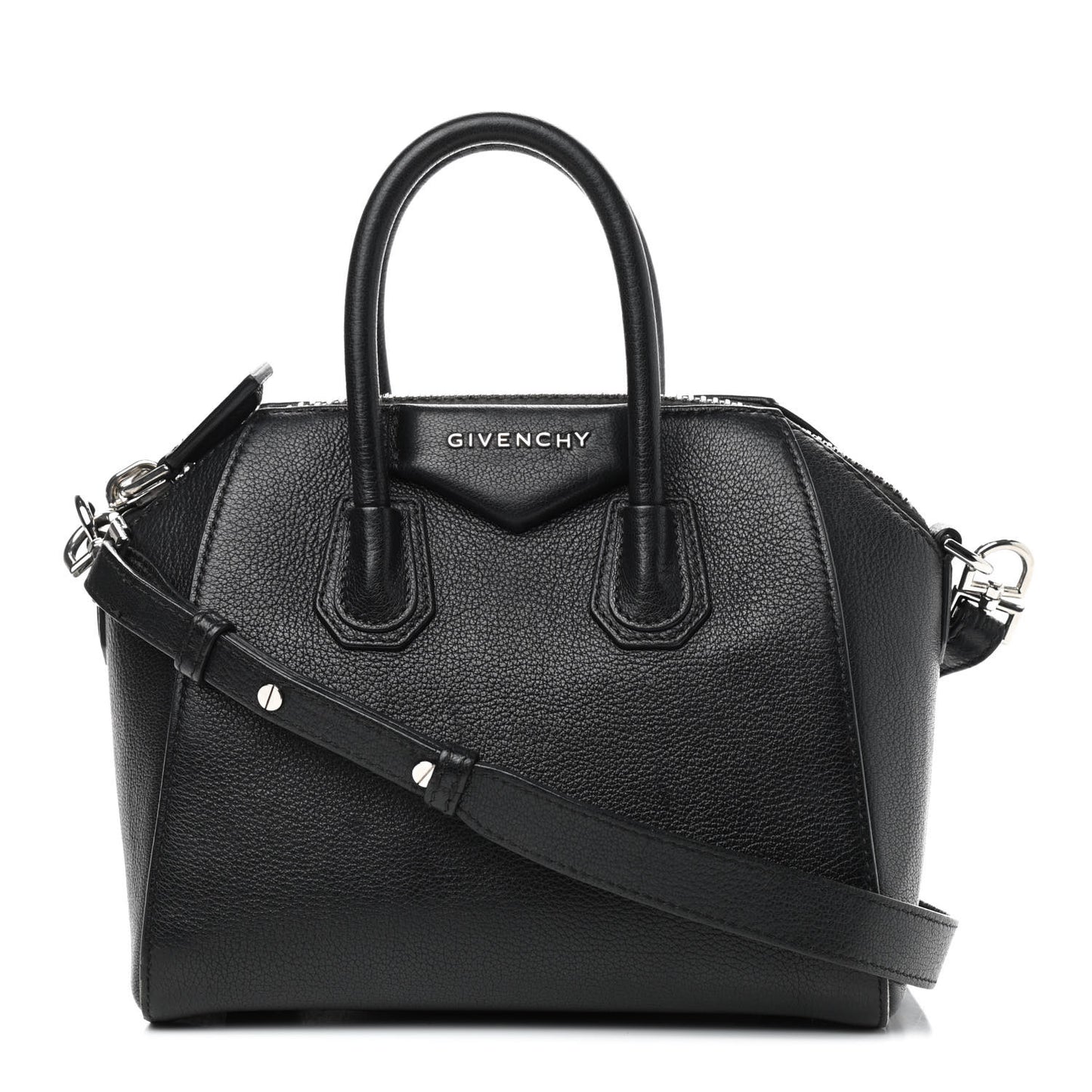 Sugar Goatskin Mini Antigona Black