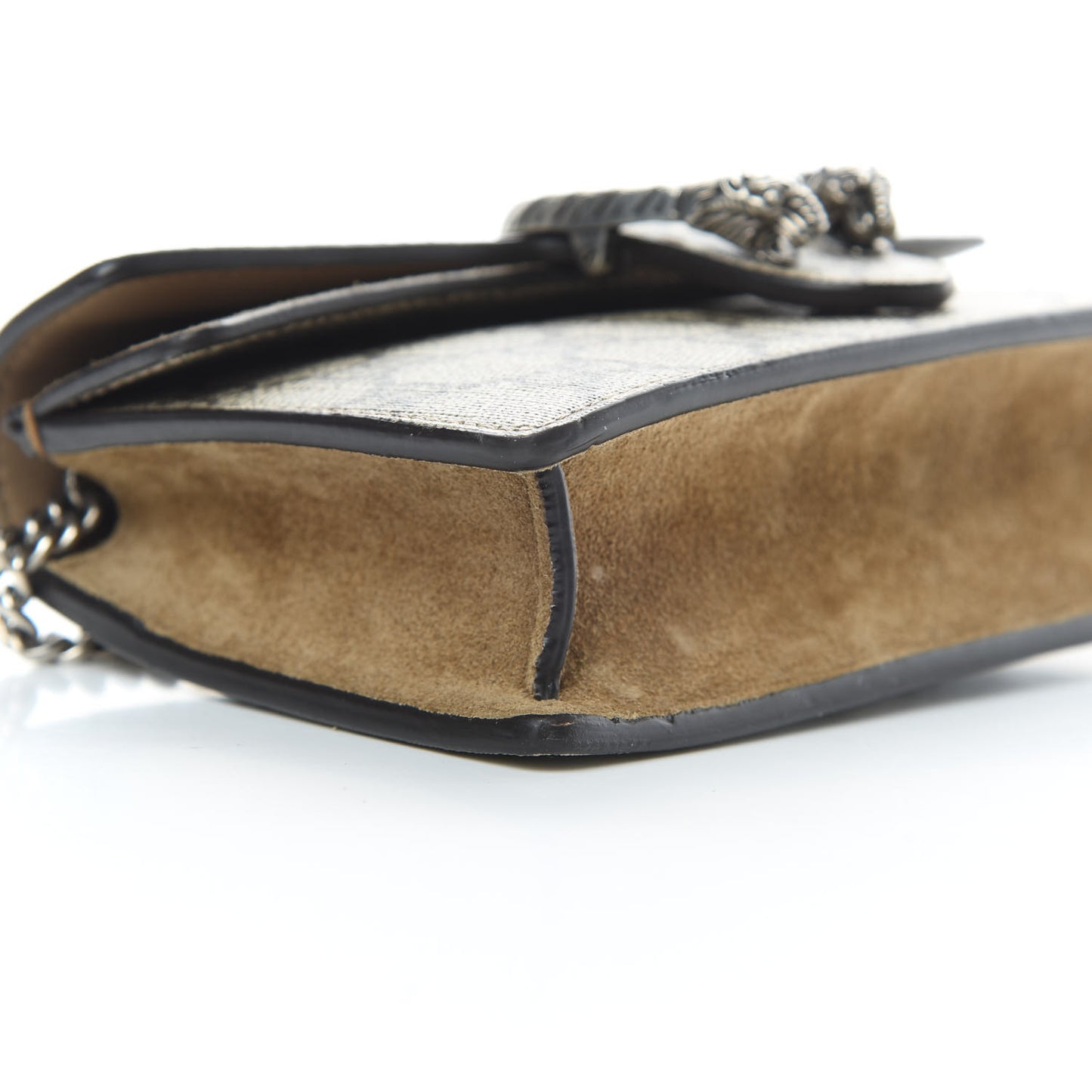 GG Supreme Monogram Super Mini Dionysus Shoulder Bag Taupe