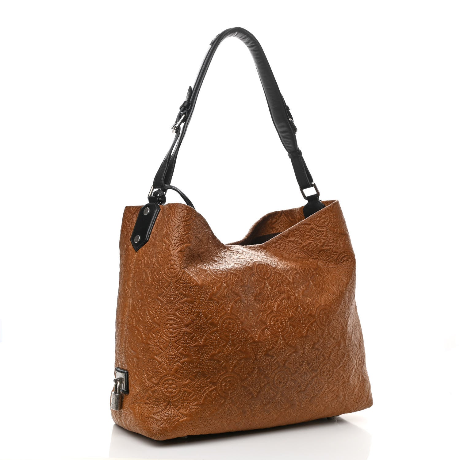 Louis Vuitton Monogram Lambskin Antheia Hobo PM Caramel 2 of 8