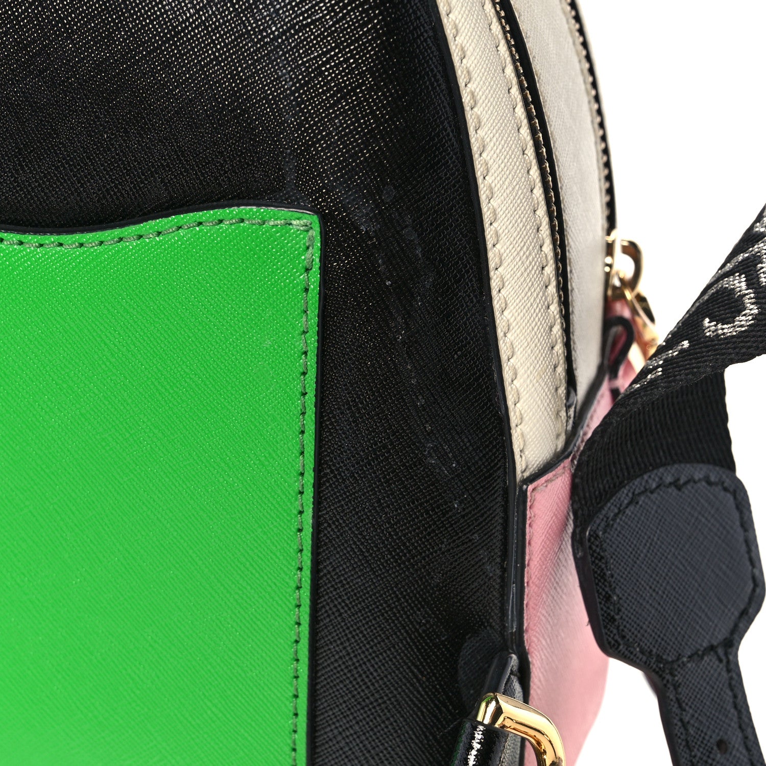 Marc Jacobs Saffiano Mini Snapshot Backpack Black Multicolor 14 of 14