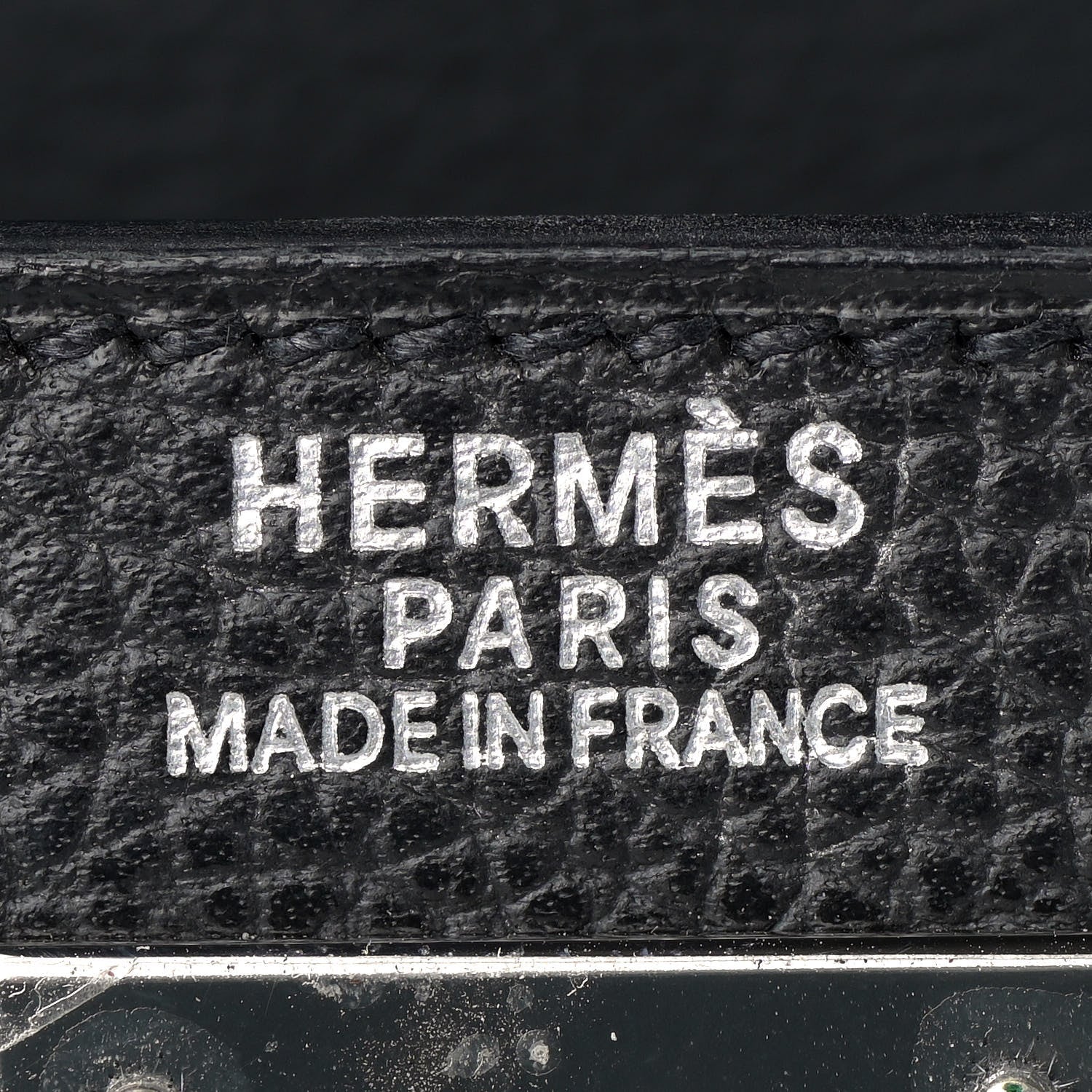 Hermes Vache Liegee Kelly Sellier 32 Black 18 of 34