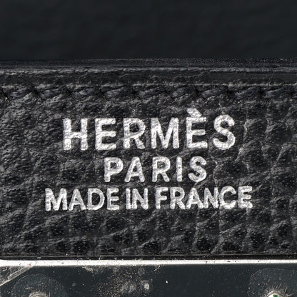 Hermes Vache Liegee Kelly Sellier 32 Black 18 of 34