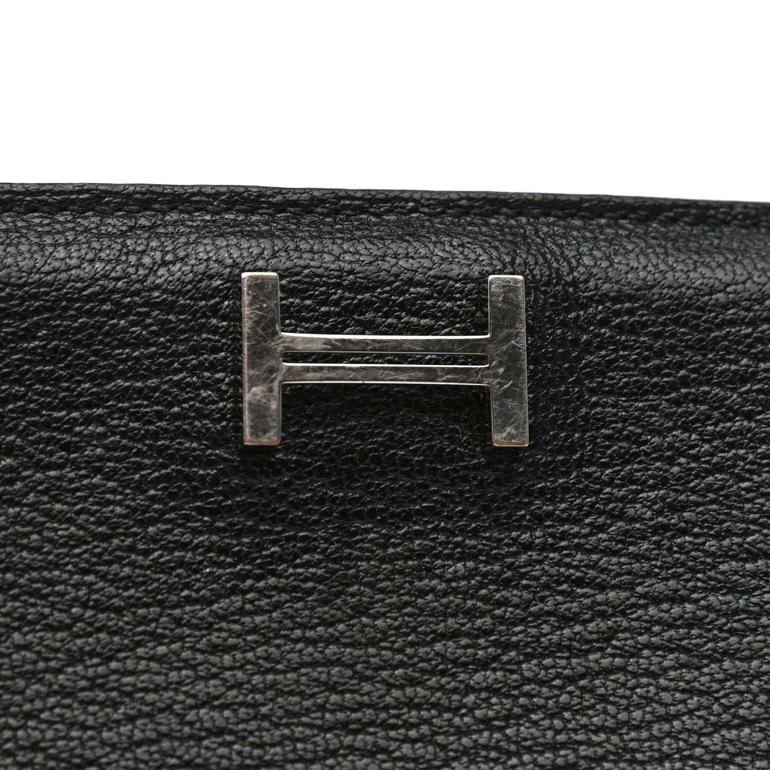 Hermes Chevre Mysore Mini Bearn Wallet Black 8 of 8