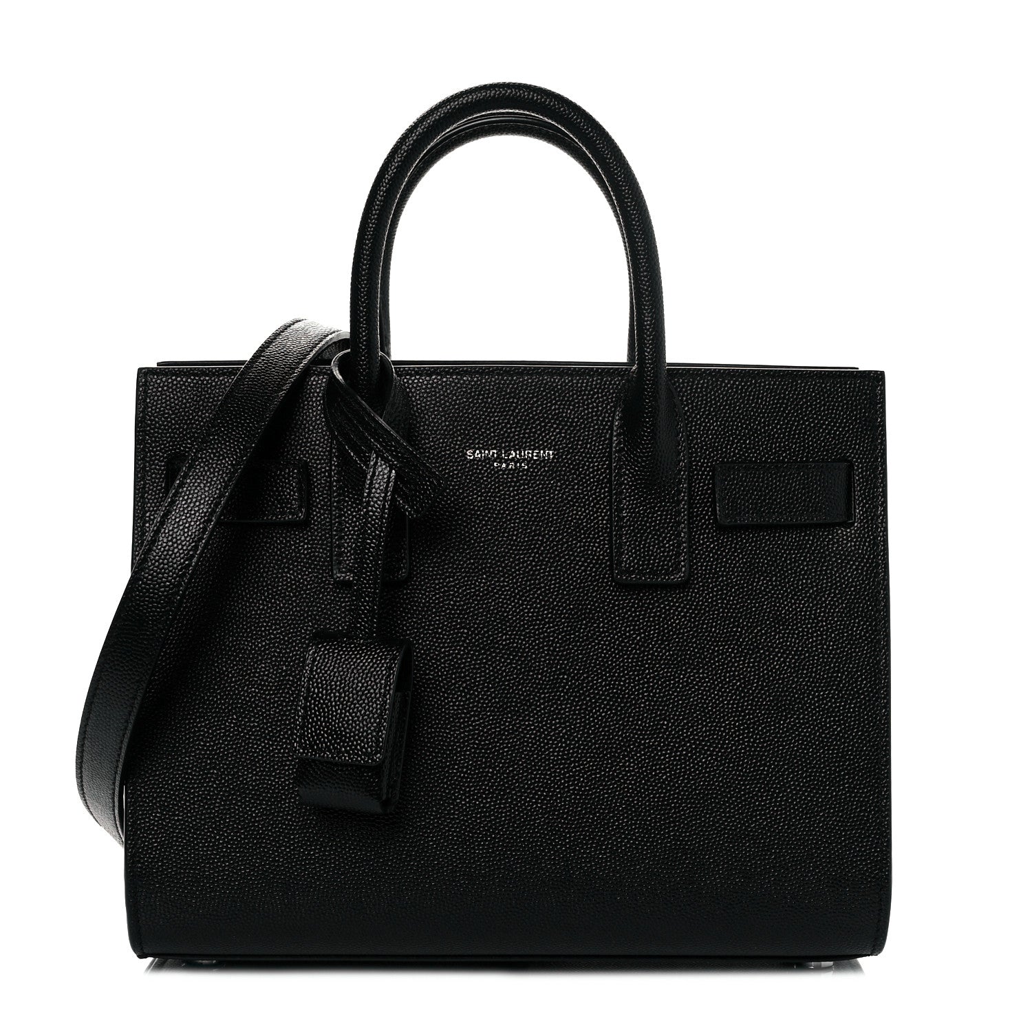 Saint Laurent Grain De Poudre Nano Sac De Jour Black 1 of 9