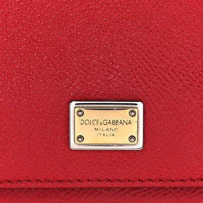 Dolce & Gabbana Dauphine Mini Miss Sicily Satchel Dark Red 7 of 12