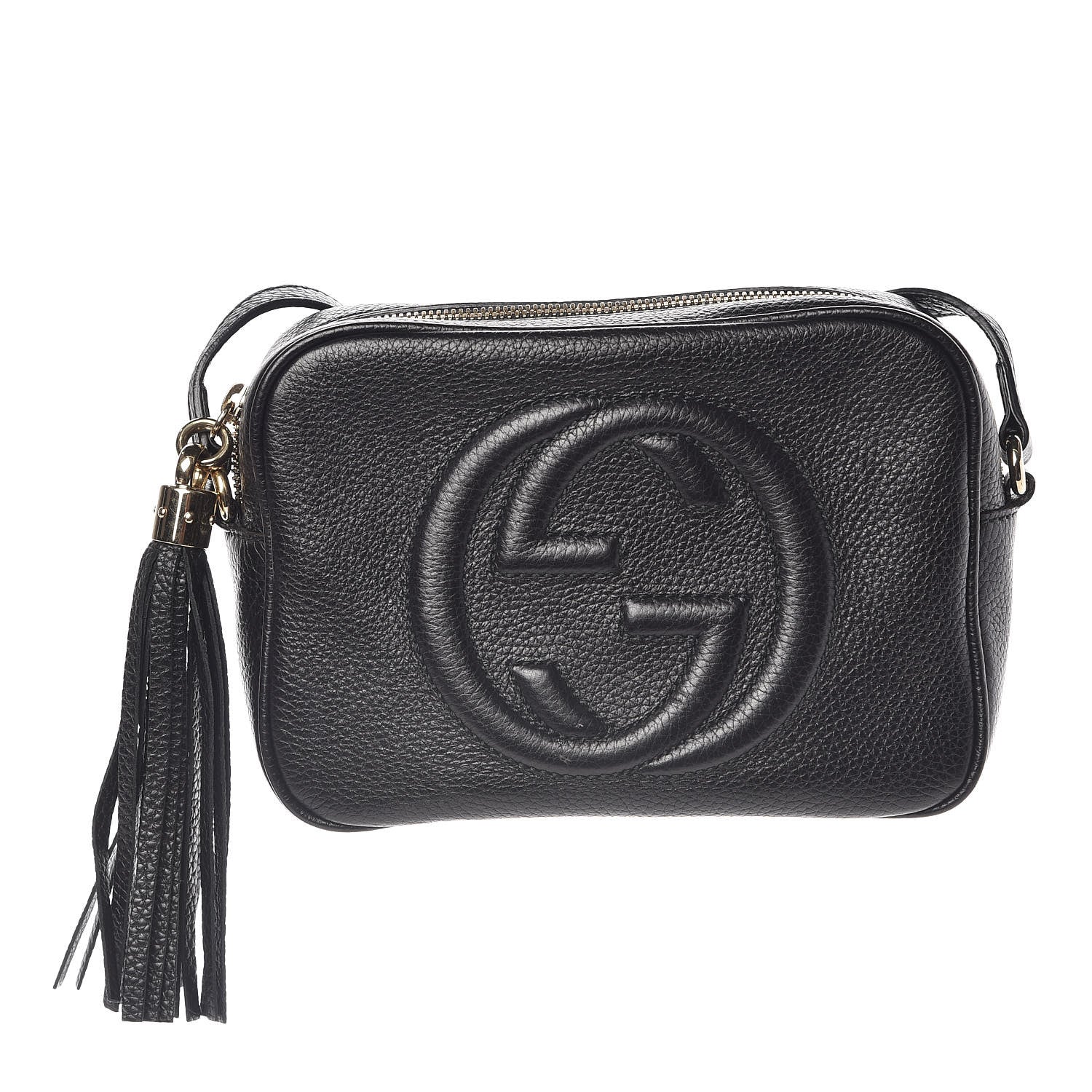 Gucci Pebbled Calfskin Small Soho Disco Bag Black 1 of 11