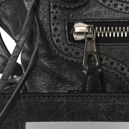 Balenciaga Agneau Giant Brogues Hardware City Black 7 of 27