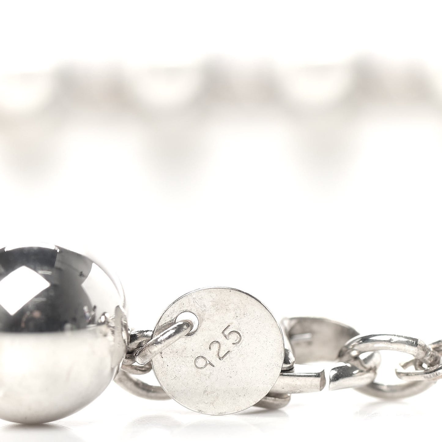 Sterling Silver 10mm HardWear Ball Necklace