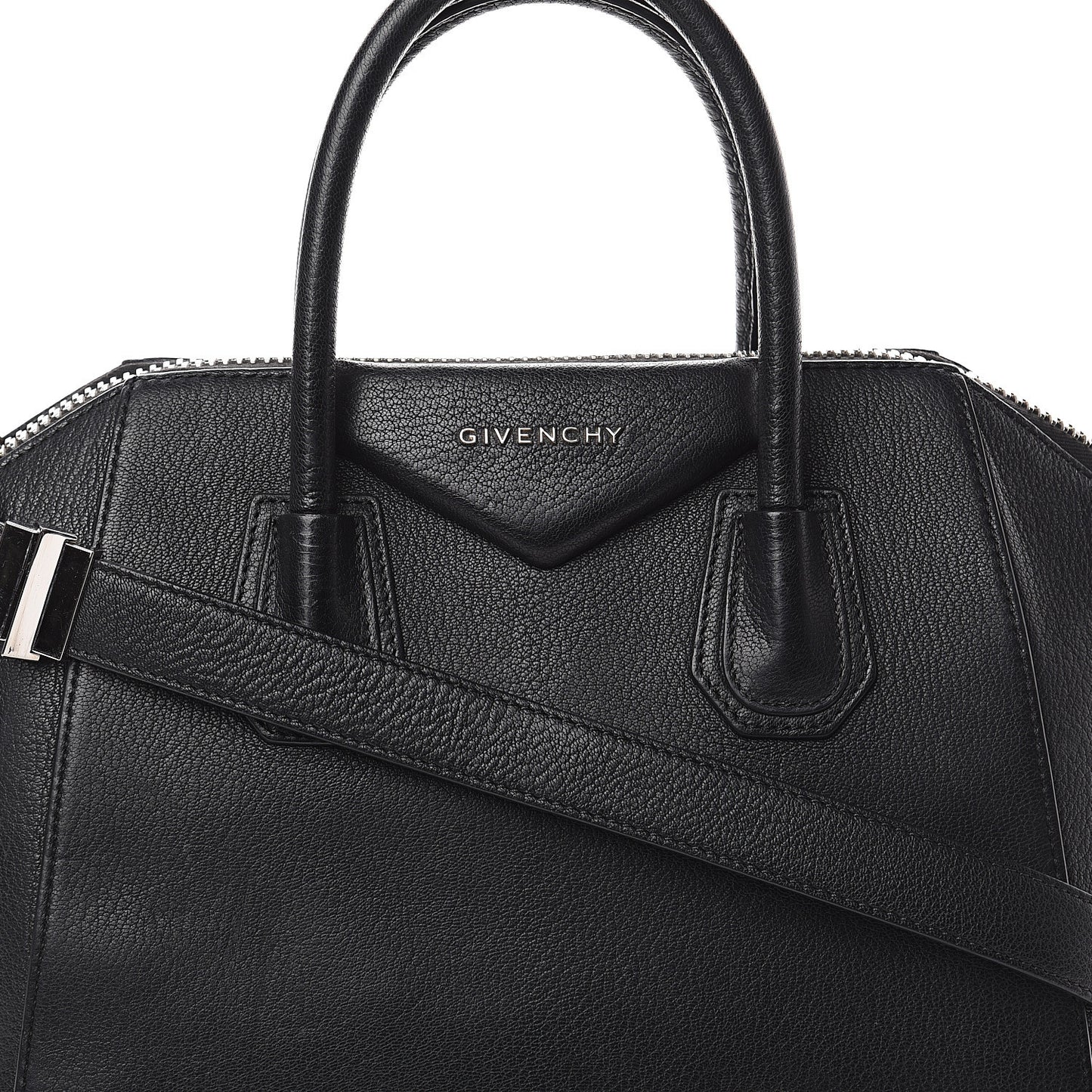 Sugar Goatskin Small Antigona Black