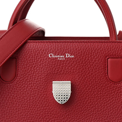 Christian Dior Grained Calfskin Large Diorever Flap Red 9 of 11