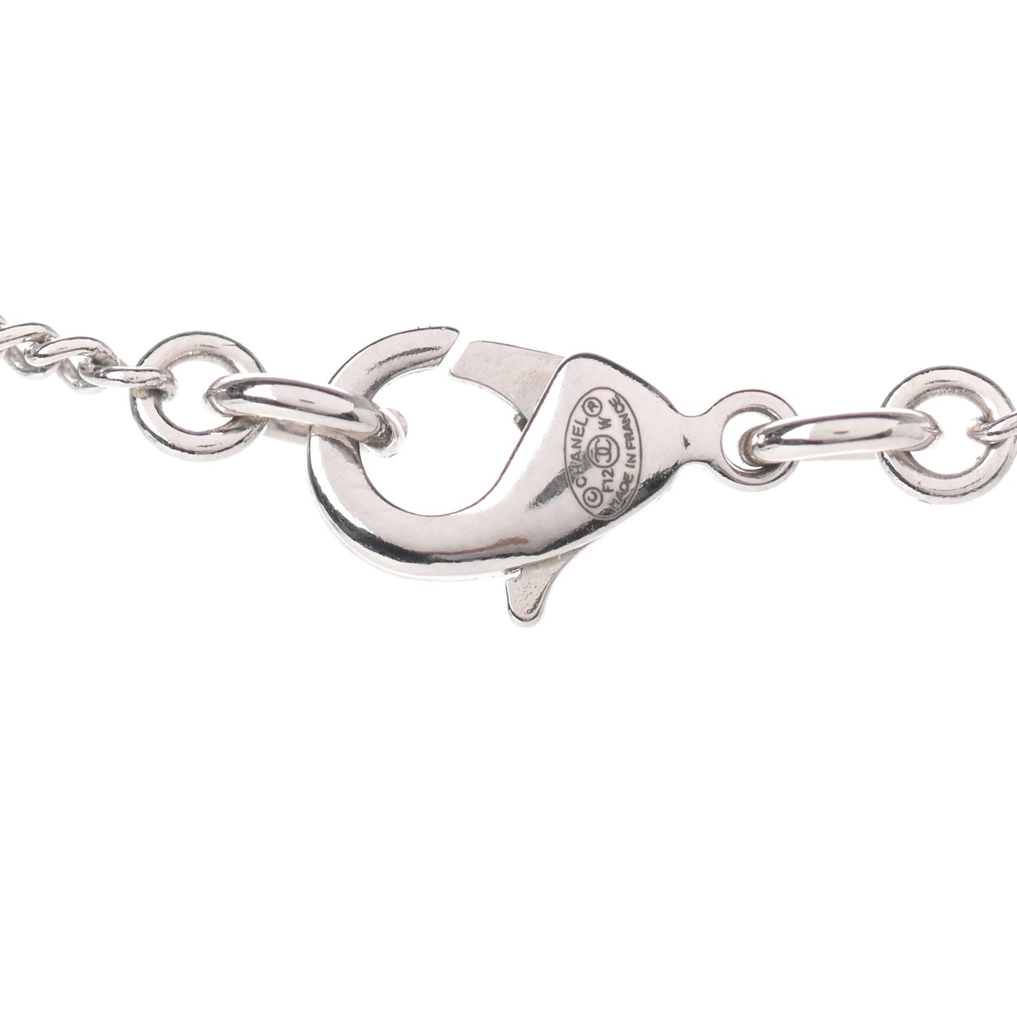 Crystal Timeless CC Necklace Silver