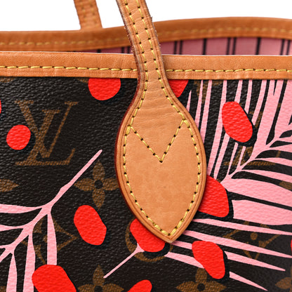 Louis Vuitton Monogram Jungle Dots Neo Neverfull MM Sugar Pink Poppy 12 of 17