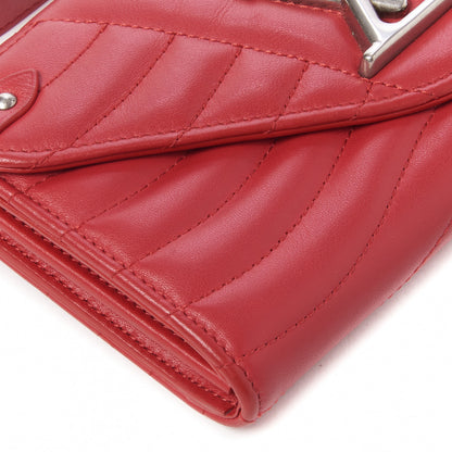 Louis Vuitton Calfskin New Wave Long Wallet Rouge 5 of 9