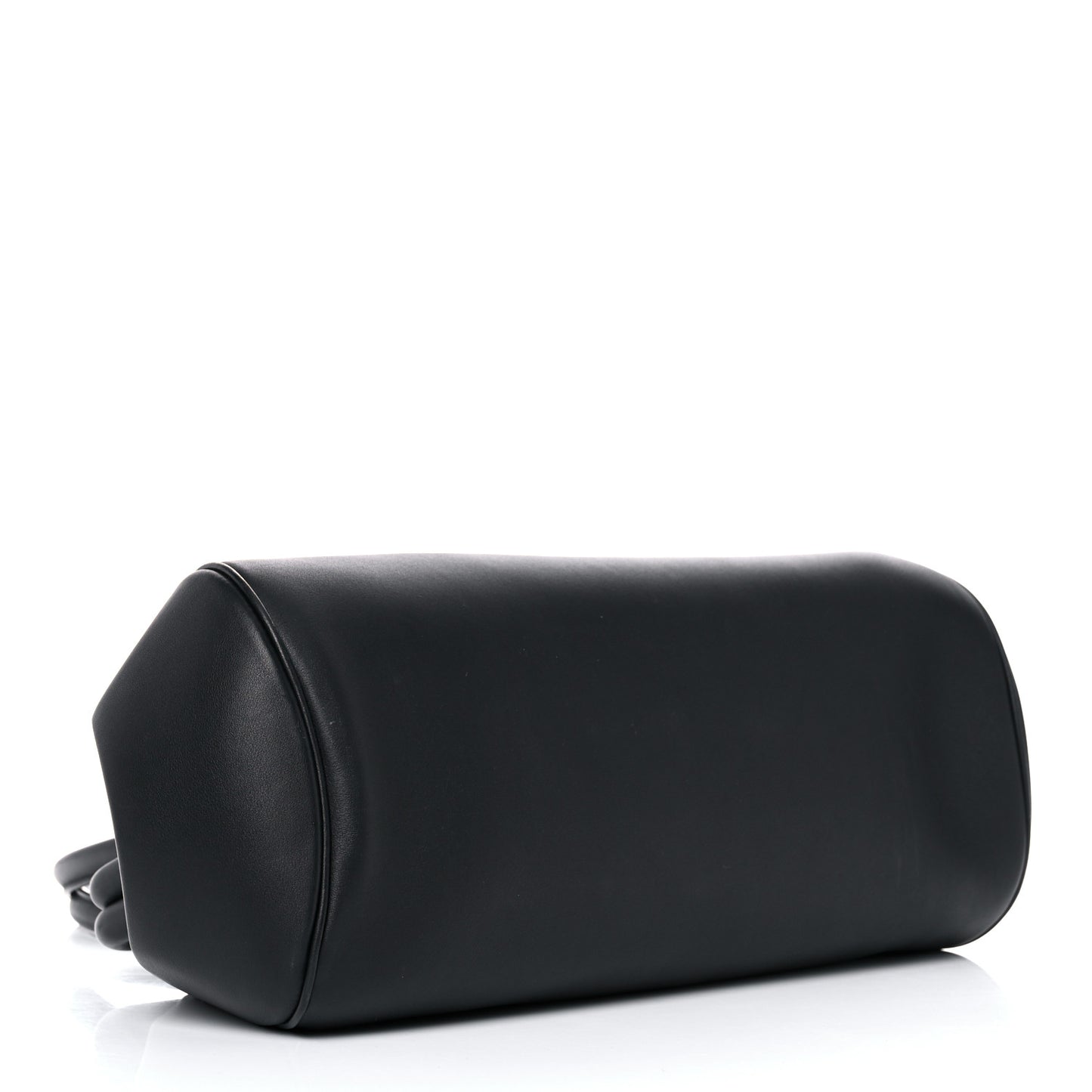 Calfskin Frame Satchel Black
