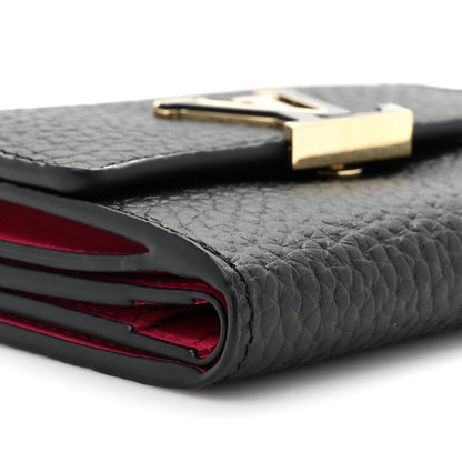 Louis Vuitton Taurillon Capucines XS Wallet Black 10 of 11