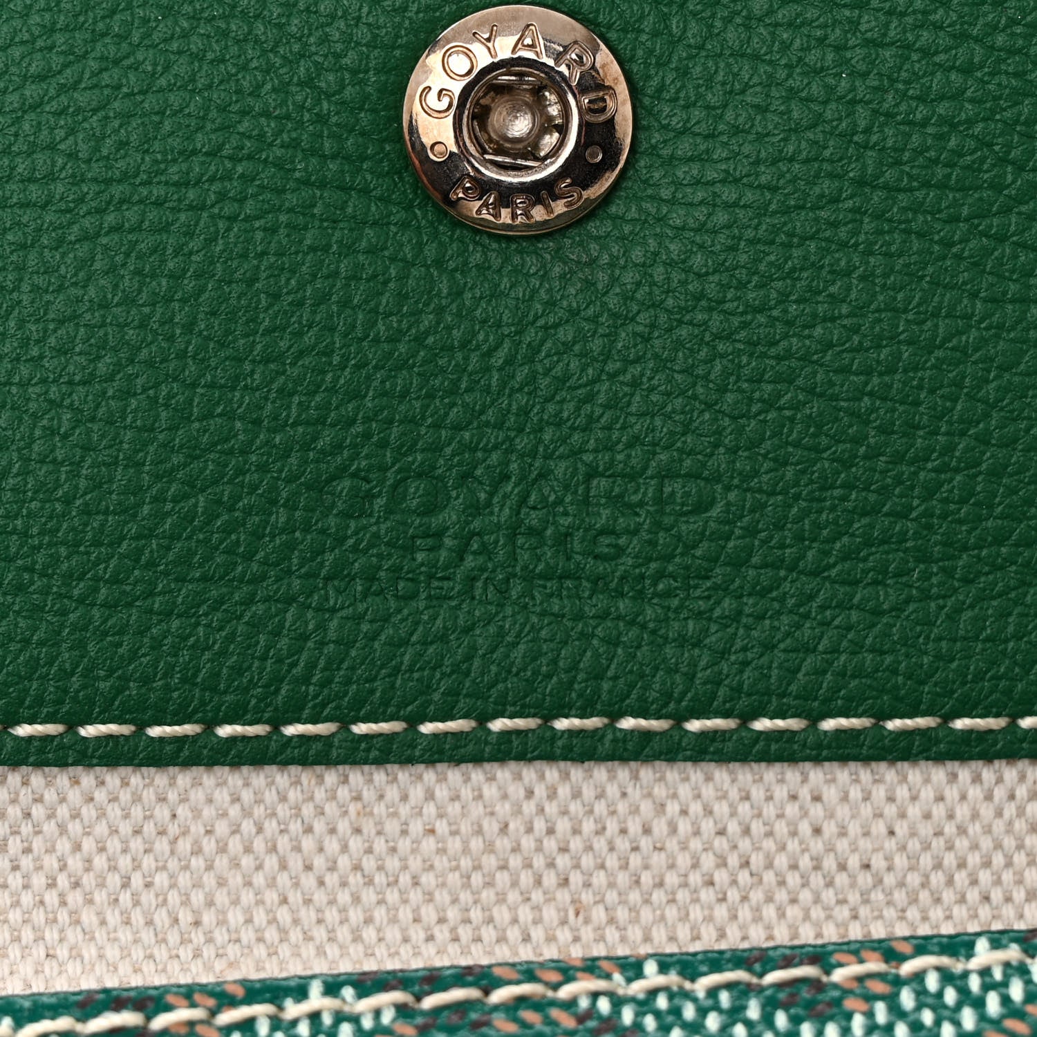 Goyard Goyardine Saint Louis PM Green 7 of 11