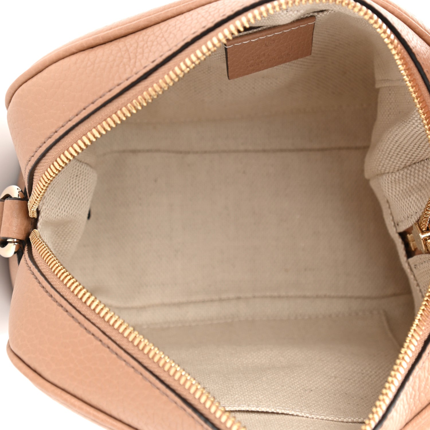Gucci Pebbled Calfskin Small Soho Disco Bag Camelia 5 of 11