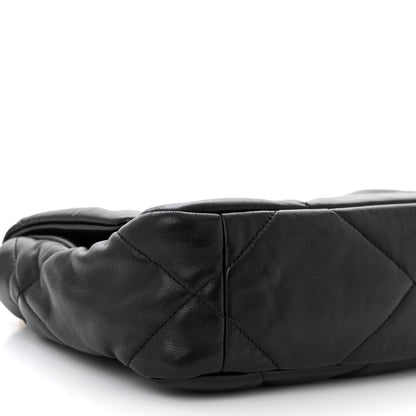 Chanel Lambskin Quilted Medium Chanel 19 Flap Black 9 of 11