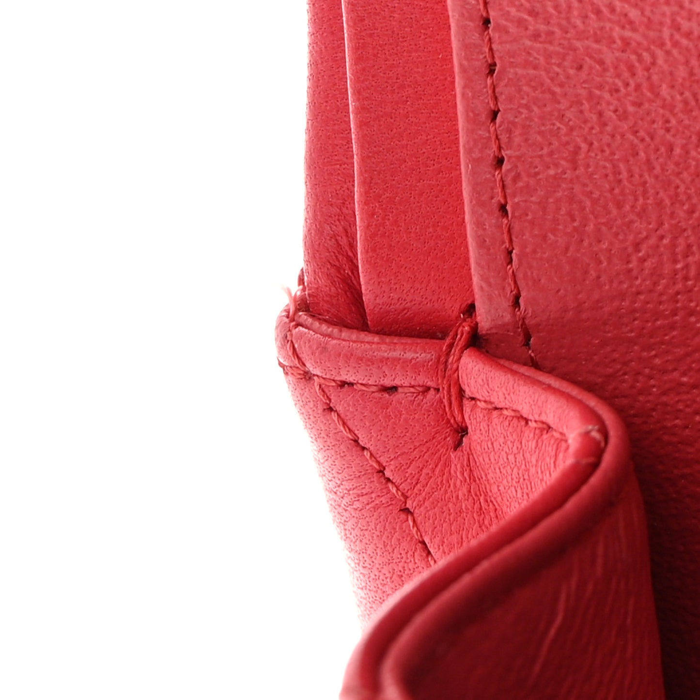 Lambskin Quilted Medium Double Flap Dark Pink