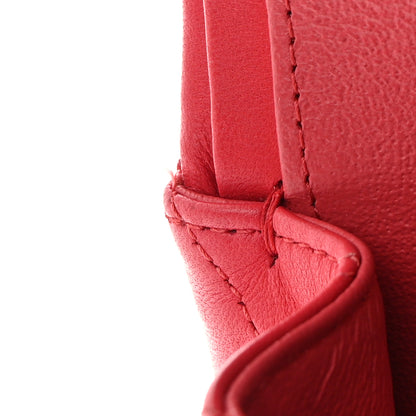 Chanel Lambskin Quilted Medium Double Flap Dark Pink 16 of 16