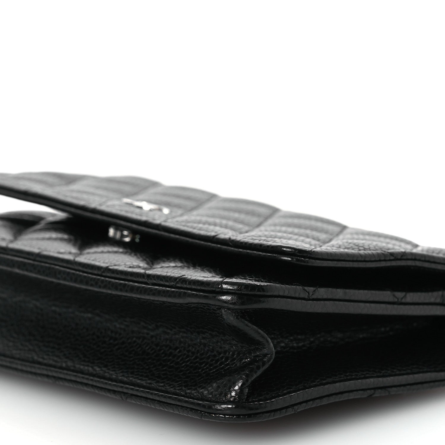 Chanel Caviar Quilted Wallet on Chain WOC Black 11 of 13