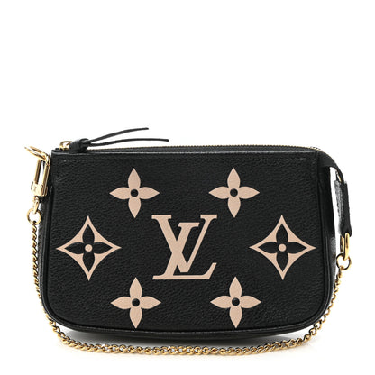 Louis Vuitton Empreinte Monogram Giant Mini Pochette Accessories Black 1 of 7
