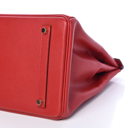 Hermes Epsom Birkin 35 Rouge Casaque 35 of 44