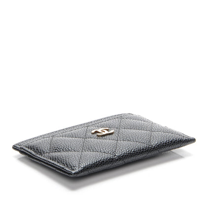 Chanel Caviar Quilted Card Holder Black 4 of 8