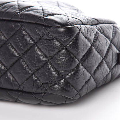 Chanel Aged Calfskin Quilted Medium Reissue Camera Case Black 9 of 13