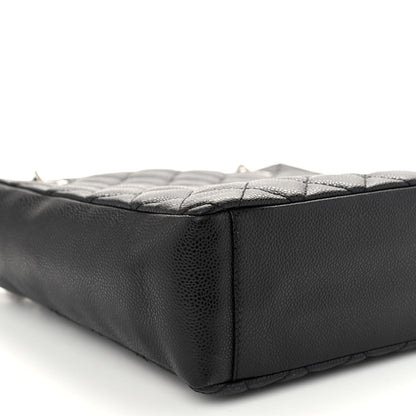 Chanel Caviar Quilted Petit Shopping Tote PST Black 9 of 10