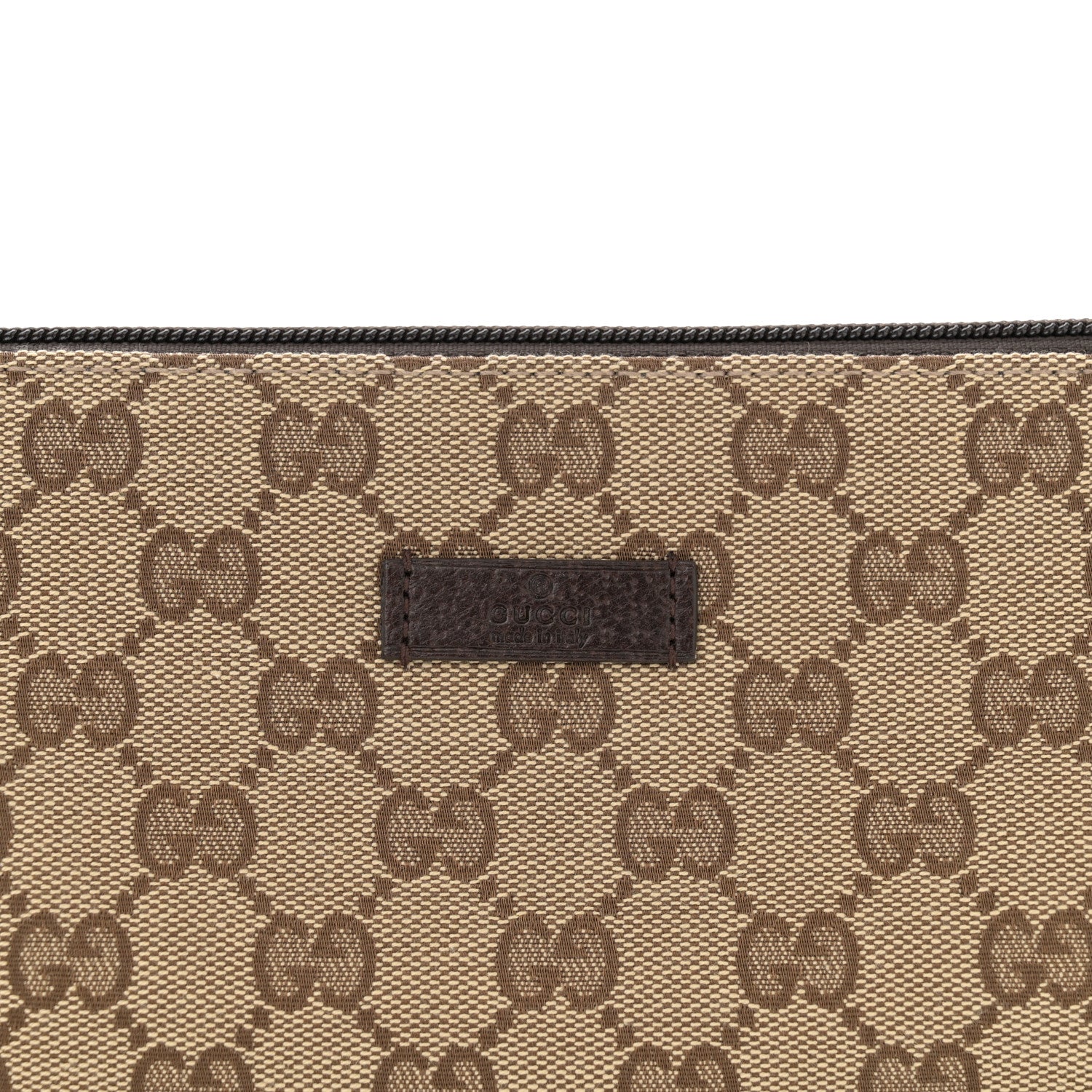 Gucci Monogram Pretty Boat Pochette Brown 8 of 11