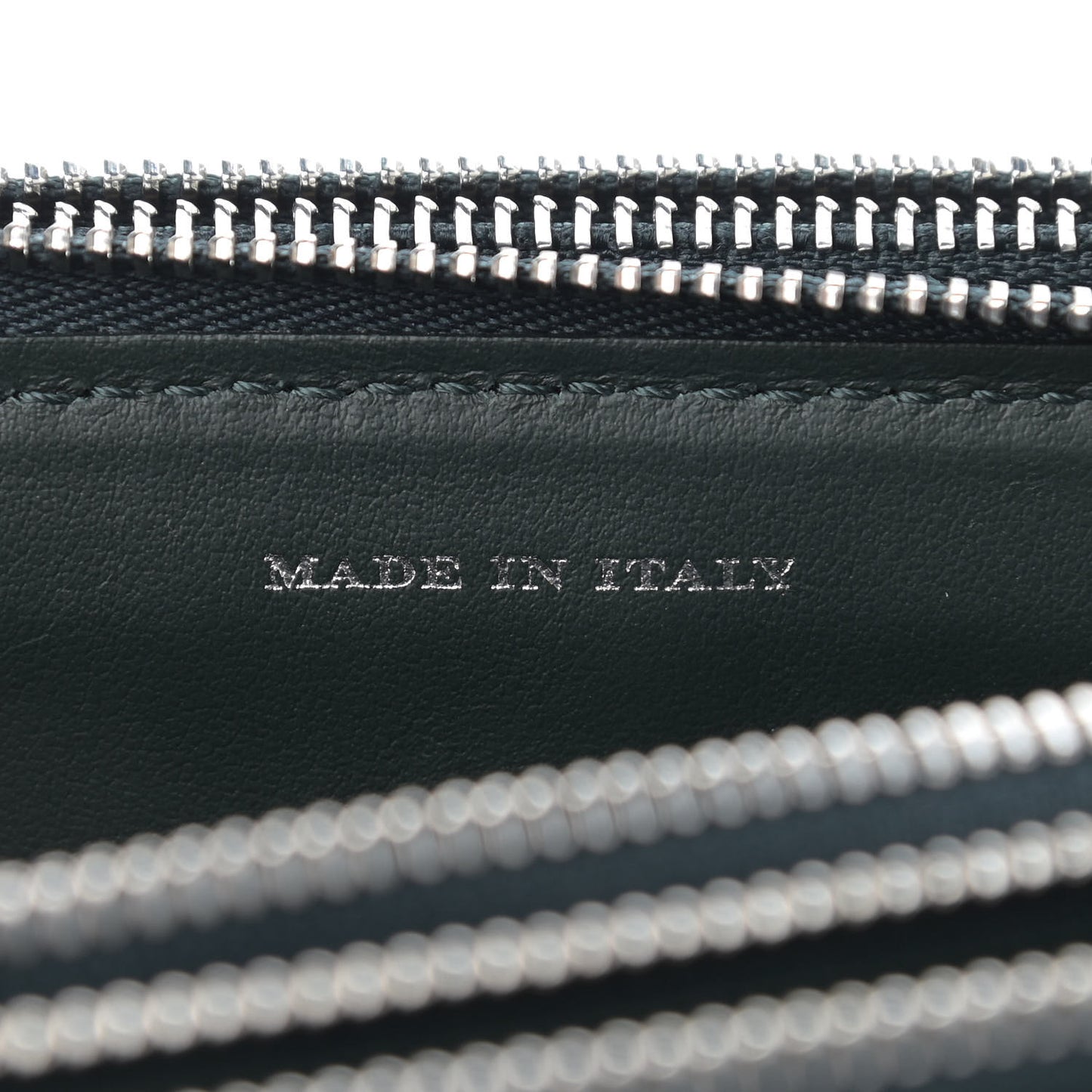 Patent Calfskin Penhurst Chain Triple Zip Shoulder Bag Green