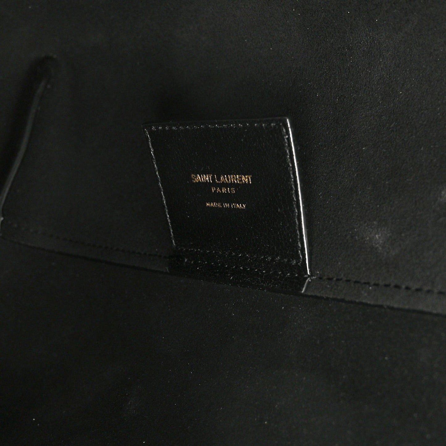 Calfskin Large Shopping Tote Black