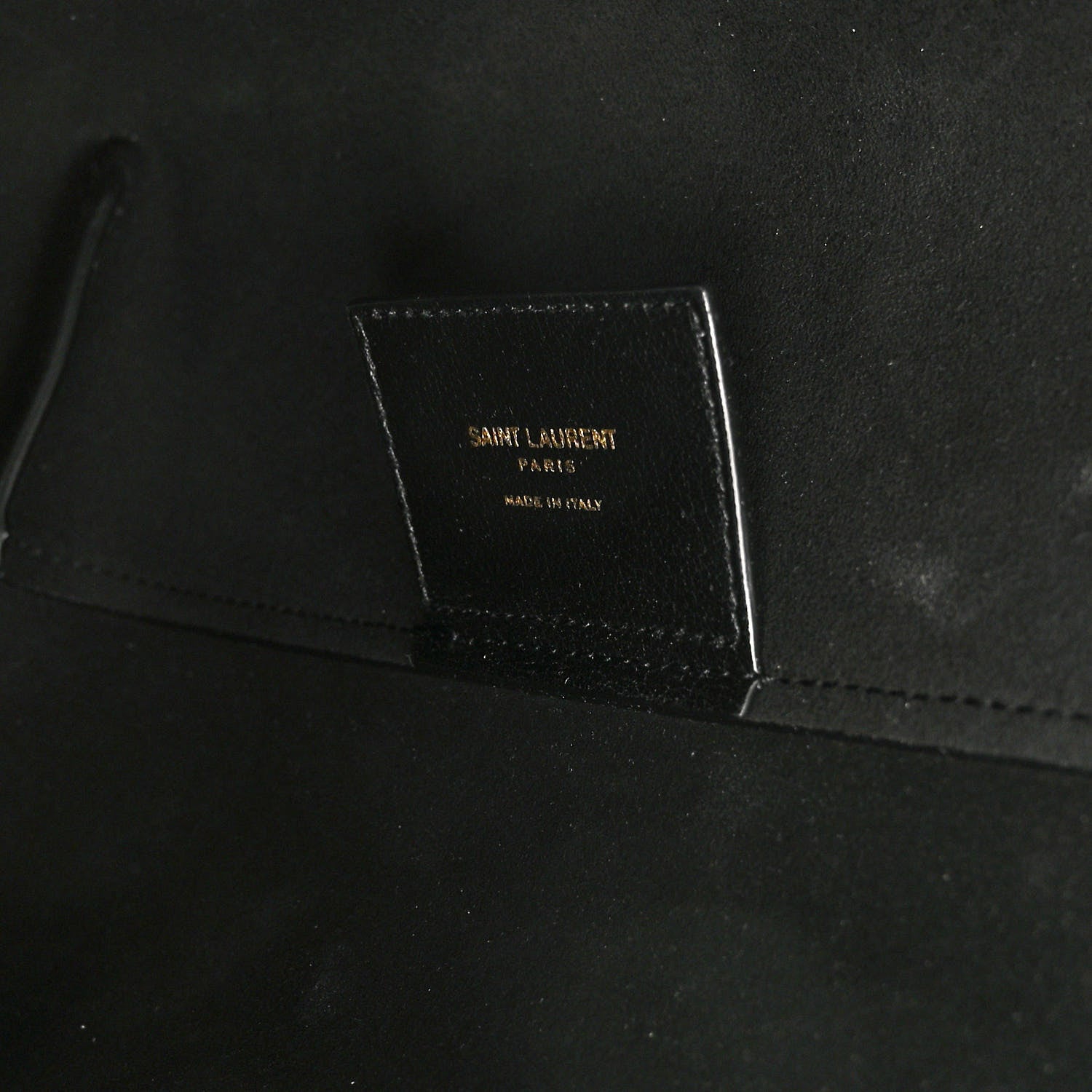 Saint Laurent Calfskin Large Shopping Tote Black 6 of 9