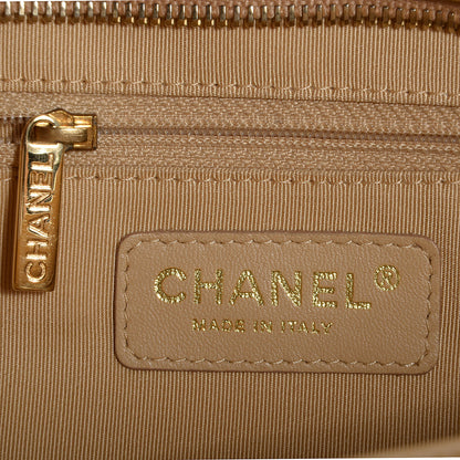 Chanel Caviar Quilted Small Bowler Beige 6 of 7