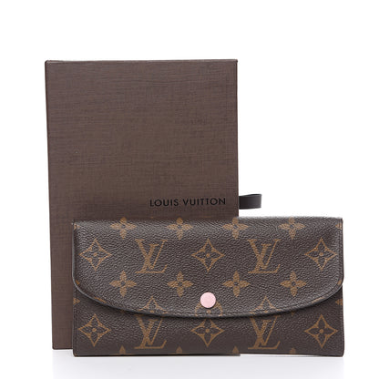 Louis Vuitton Monogram Emilie Wallet Rose Ballerine 11 of 11