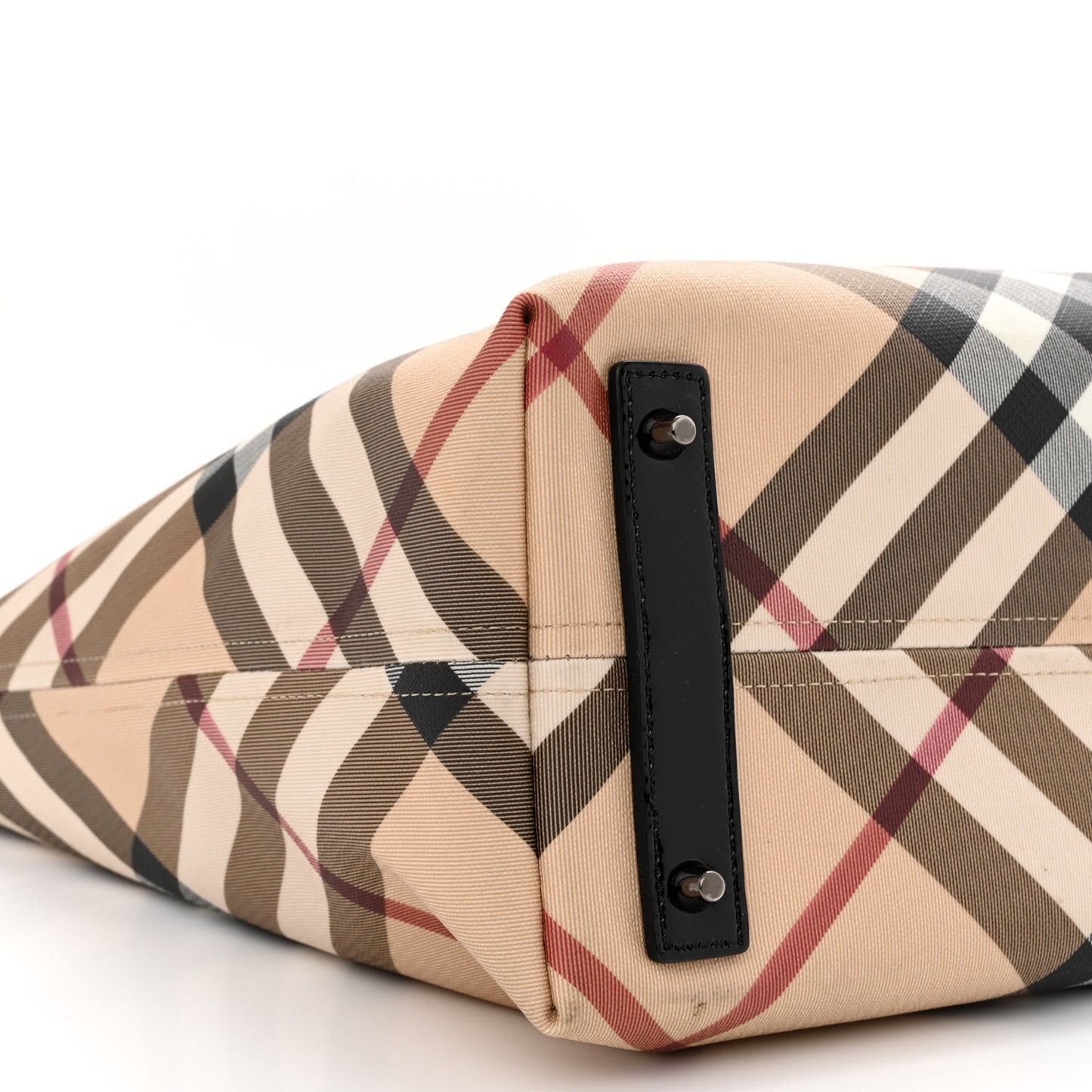Nova Check Large Nickie Tote Black