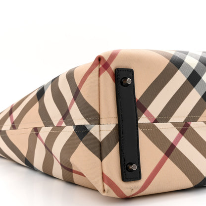Burberry Nova Check Large Nickie Tote Black 11 of 14