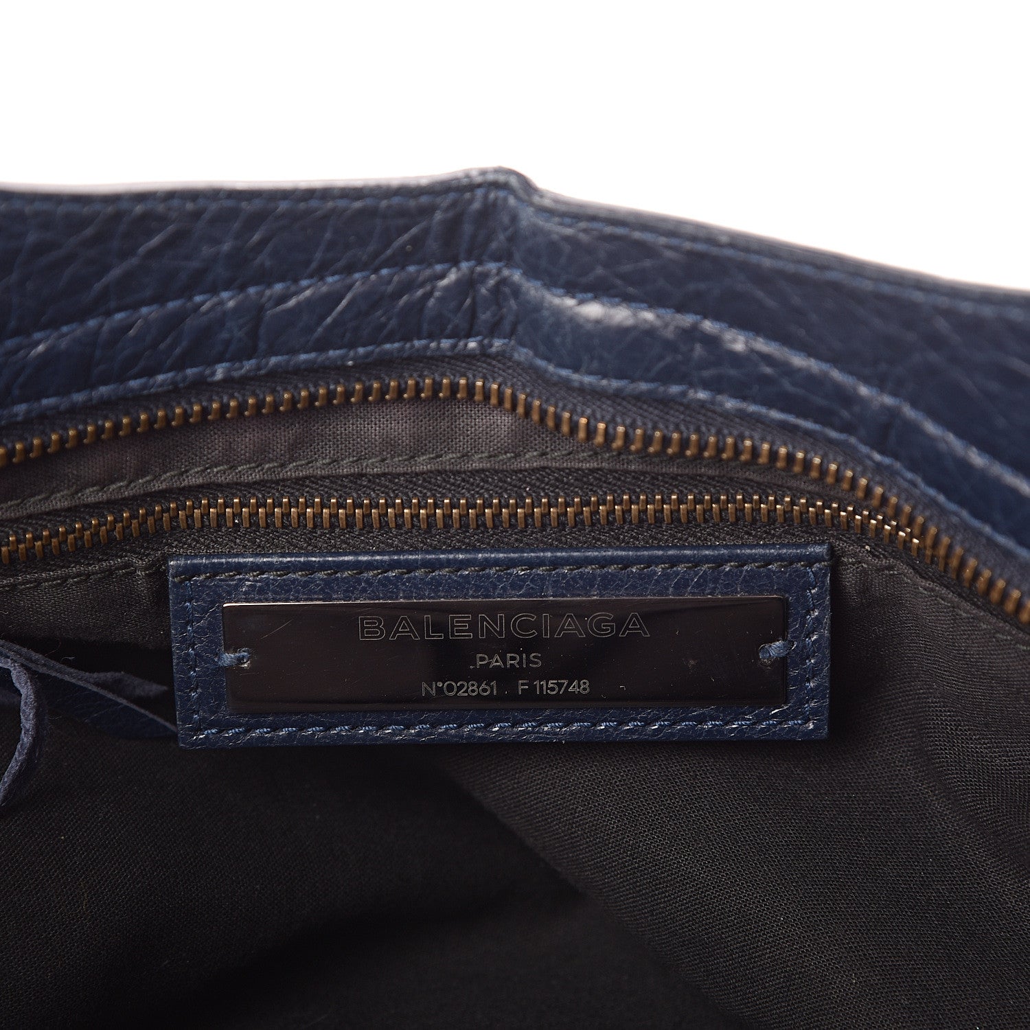 Balenciaga Agneau Classic Hardware City Bleu Obscur 5 of 7