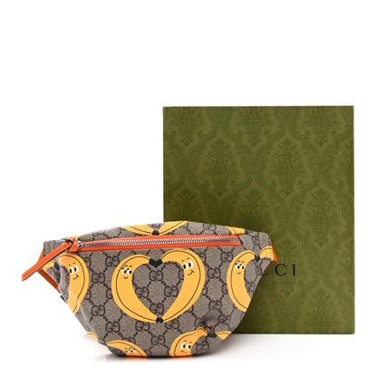 Gucci GG Supreme Monogram Banana Childrens Belt Bag Beige Ebony Multicolor Carrot Orange 11 of 11