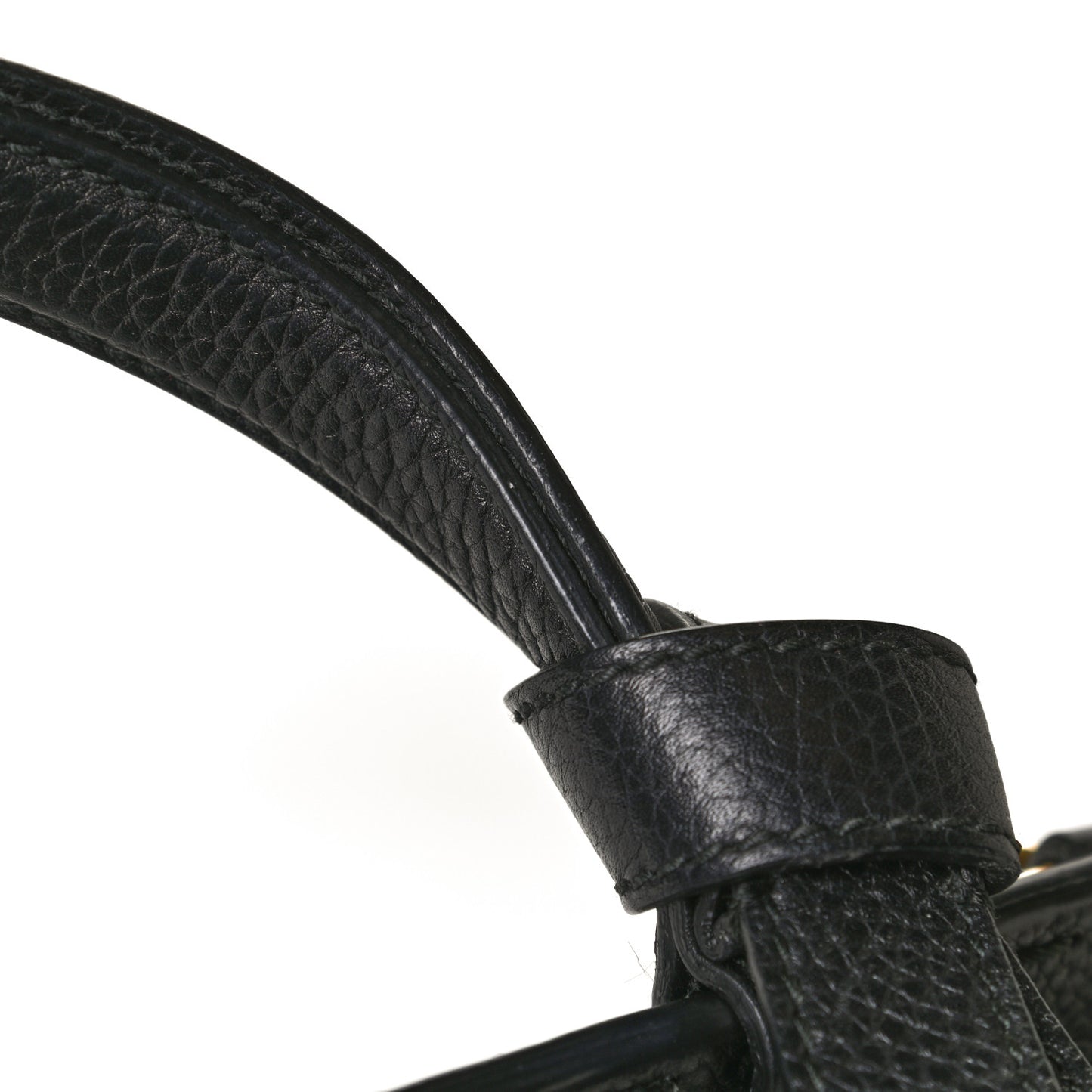 Calfskin Small GG Marmont Top Handle Bag Black