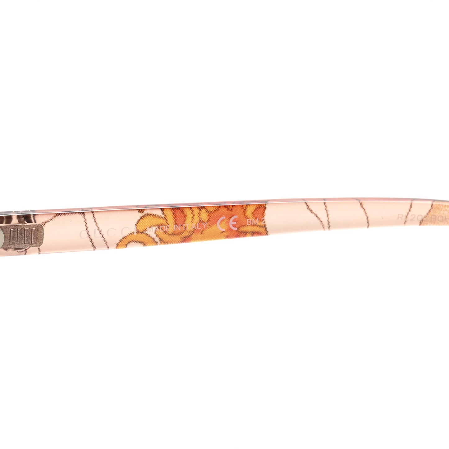 Round Floral Print Sunglasses GG3636 Pink