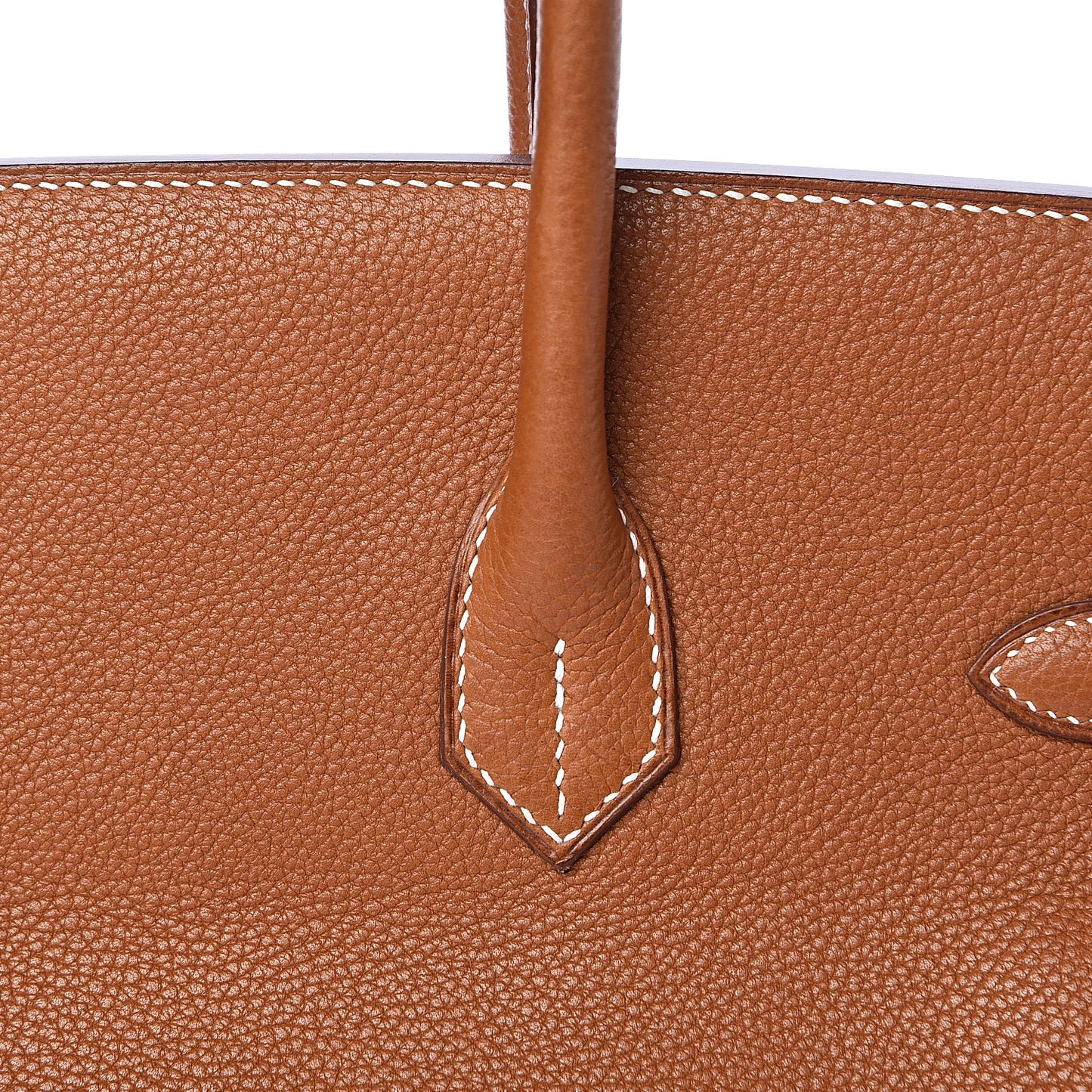 Natural Barenia Faubourg Birkin 35 Fauve