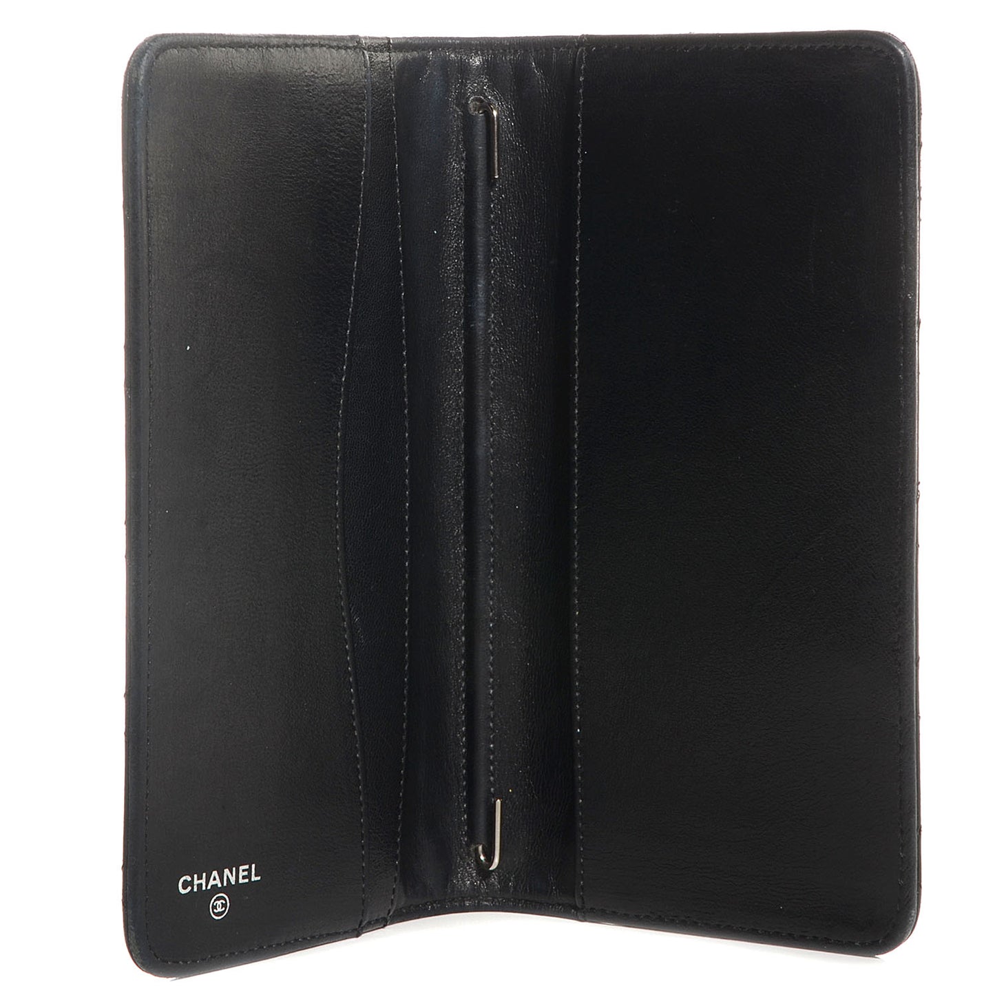 Lambskin Medium Agenda Cover Black