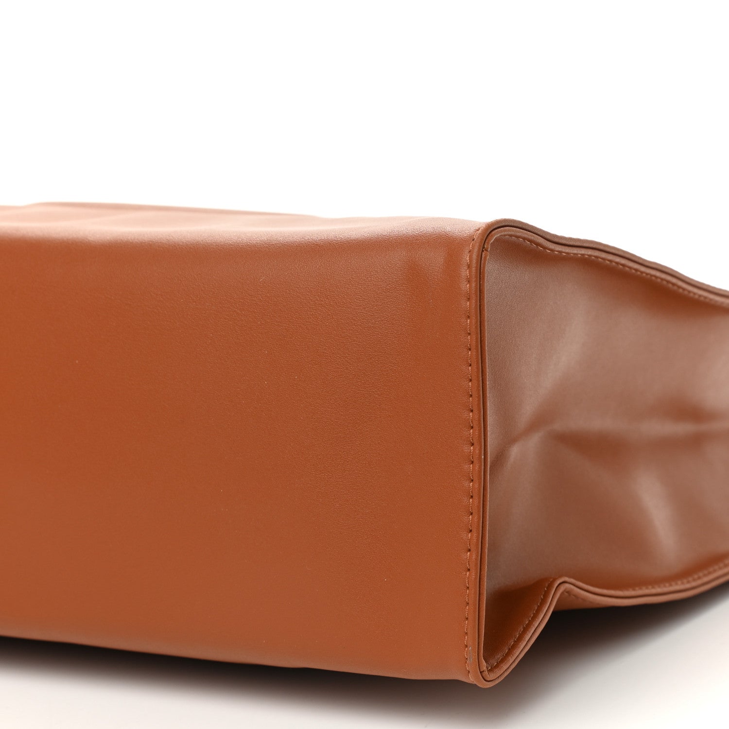 Telfar Vegan Leather Medium Shopping Bag Tan 10 of 10